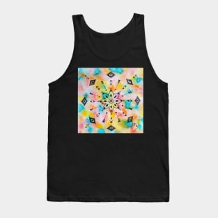 Southwestern Arrows and Angles Pattern Tank Top